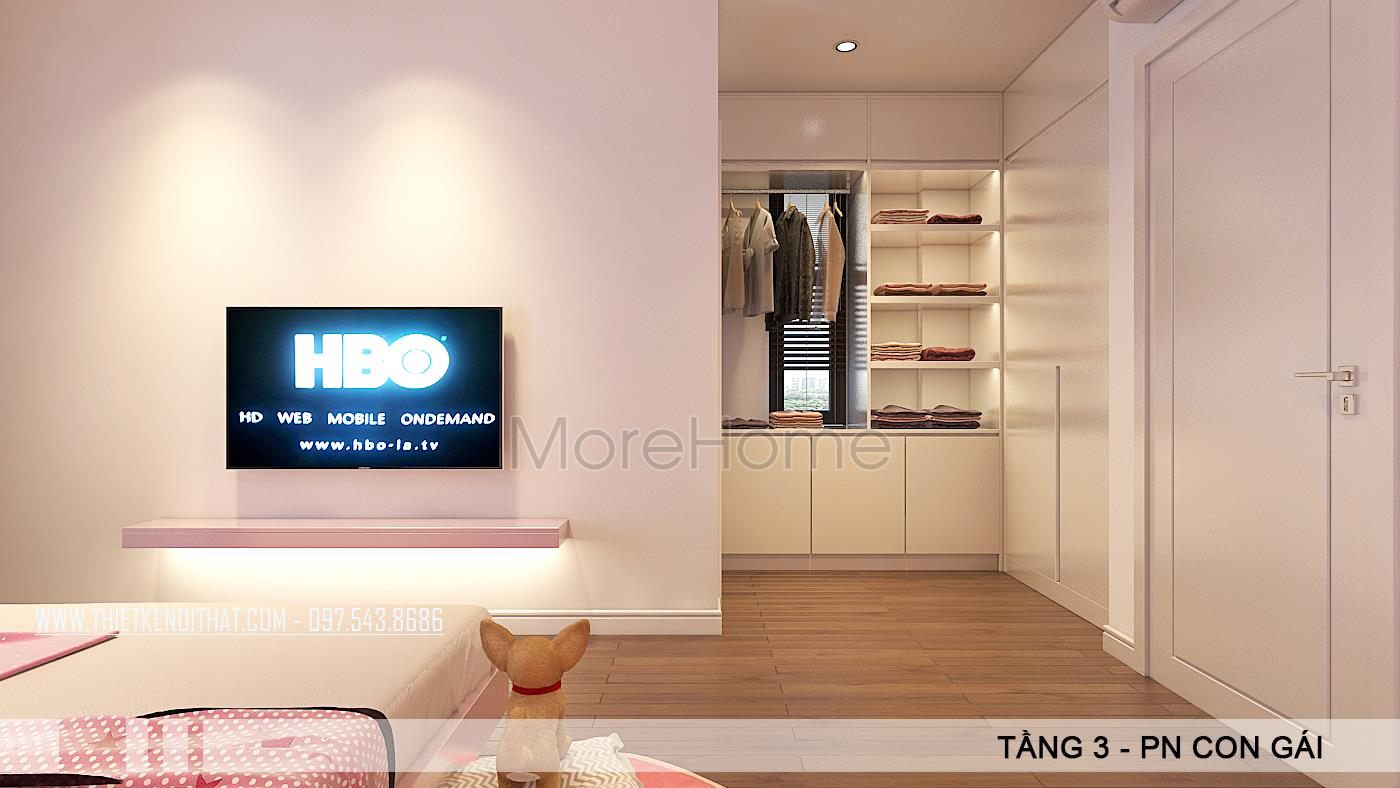 Thiết kế nội thất biệt thự hiện đại tại VinHome Thăng Long